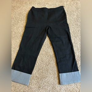 Vintage/pinup style high waisted crop pants